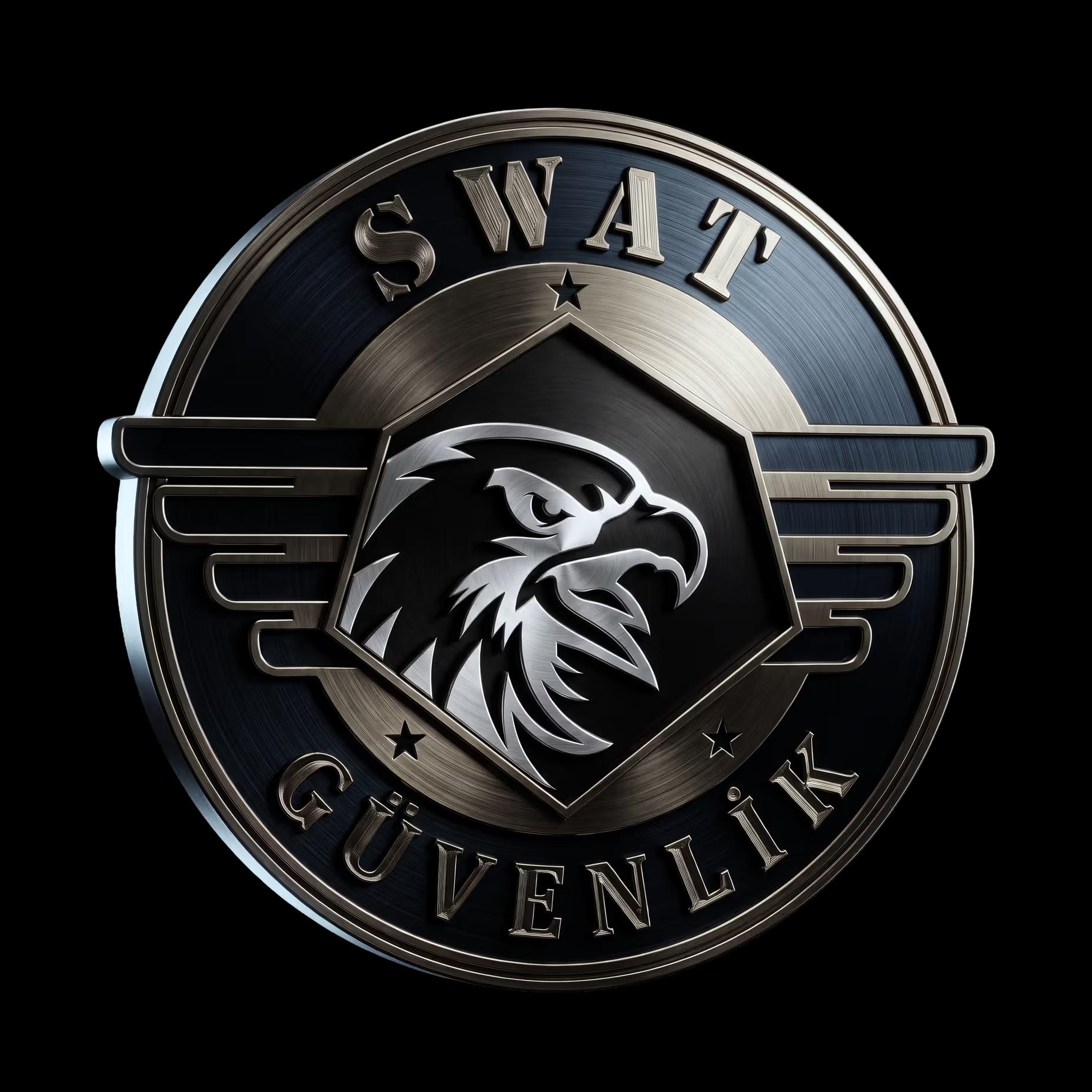 SWAT Güvenlik kartal amblemi, metal döküm